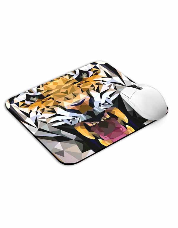 Tiger Geometric Mouse Pad