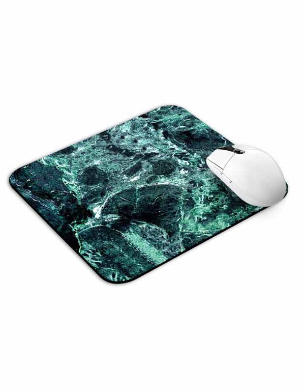 Green Marble Mouse Pad