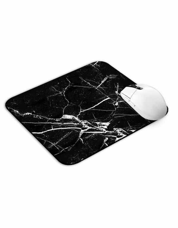 Black Marble Design Mouse Pad