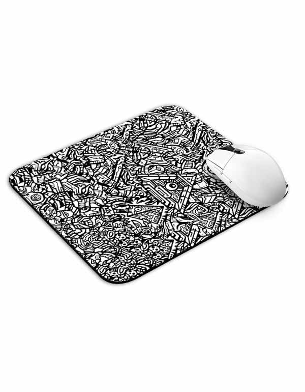 Mix Art Monochrome Mouse Pad