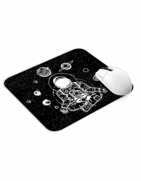 Yoga Astronaut Mouse Pad