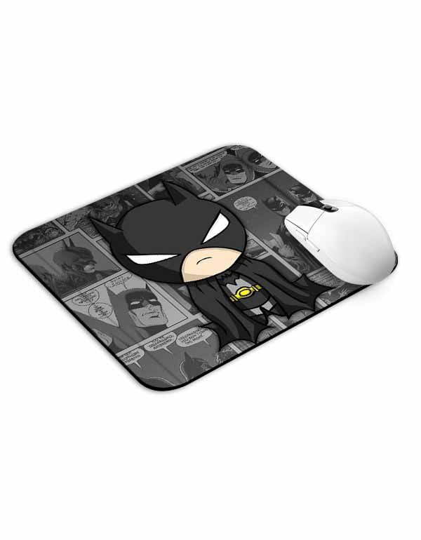Cute Batman Comic Mouse Pad
