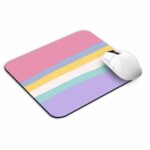 Rainbow Multicolor Light Lines Mouse Pad