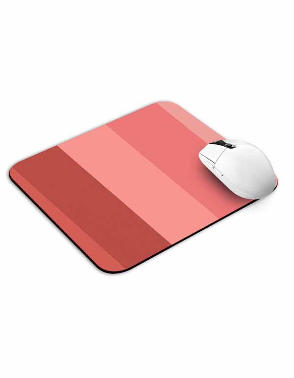 Orange Shades Lines Mouse Pad