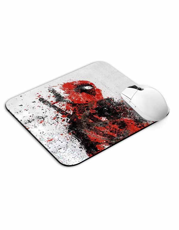 Deadpool Back Splatter Mouse Pad