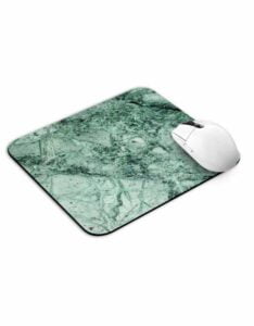 Sage Green Color Marble Mouse Pad