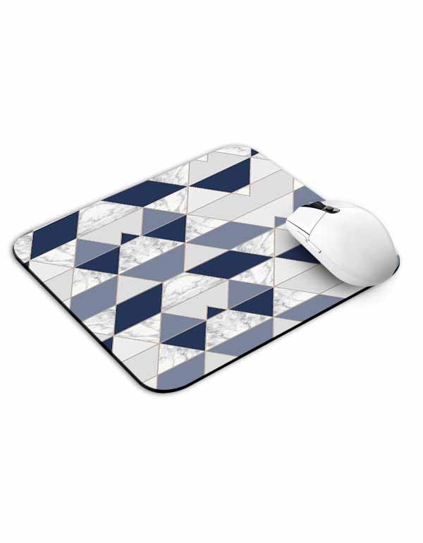 Prussian Blue Pattern Mouse Pad