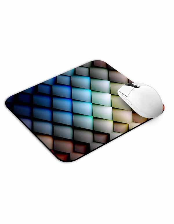 Colorful Diagonal Roof Mouse Pad