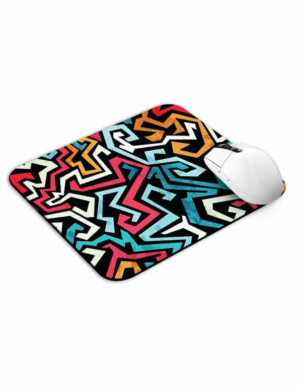 Zig Zag Colors Mouse Pad