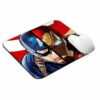 Captain America Vs Iron Man Half Face Mouse Pad