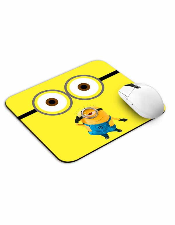 Minions in Eyes Mouse Pad
