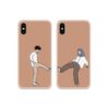 Foot Bump High Five Couple Case Back Covers