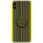 Yellow Lines Slim Case Back Cover with Pop Grip