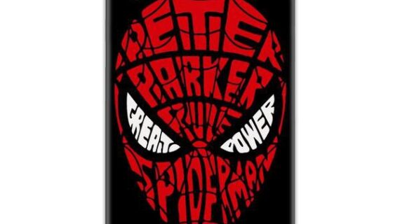 Spiderman Peter Parker Great Power Rule Slim Case Back Cover