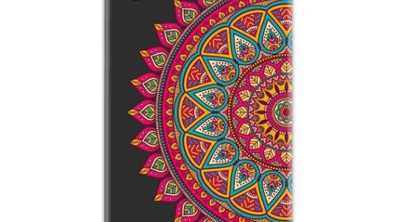 Half Mandala art Slim Case Back Cover