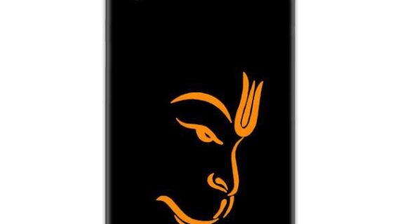 Lord Hanuman simple art Slim Case Back Cover