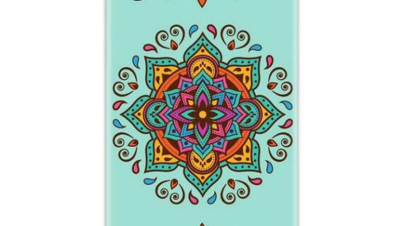 Rangoli Mandala Slim Case Back Cover