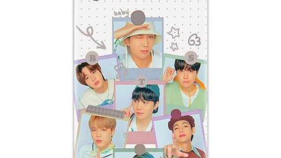 BTS white Slim Case Back Cover