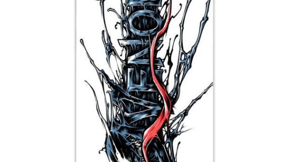 Venom Name Slim Case Back Cover