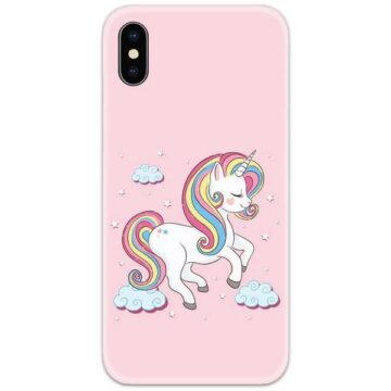 Unicorn Pink Slim Case Back Cover