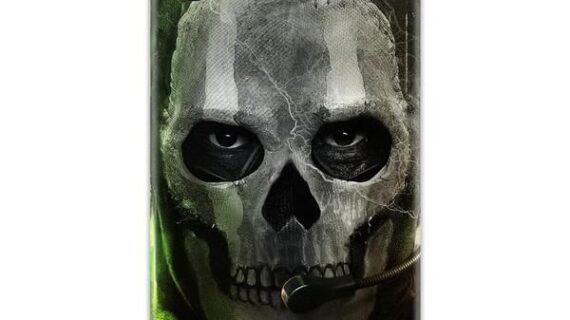 Ghost Mask Call of Duty Slim Case Back Cover