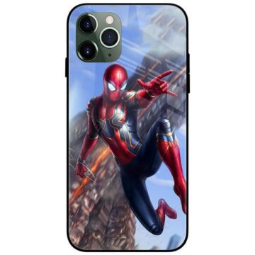 Iron Spiderman Avengers Infinity War Glass Case Back Cover