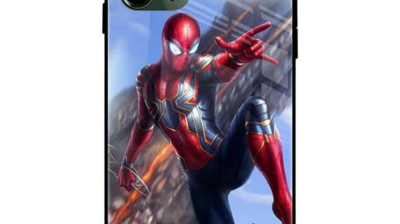 Iron Spiderman Avengers Infinity War Glass Case Back Cover