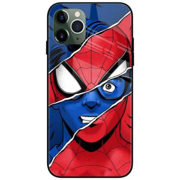 Spiderman or Peter Parker Glass Case Back Cover