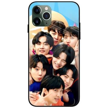 BTS Fun Army Glass Case Back Cover