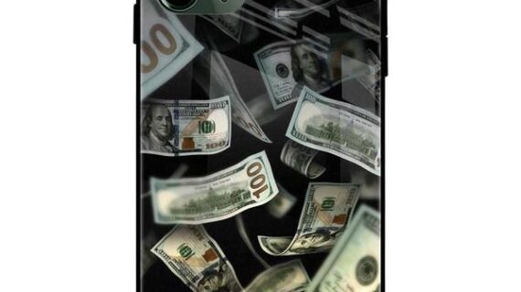 Money money money Glass Case Back Cover