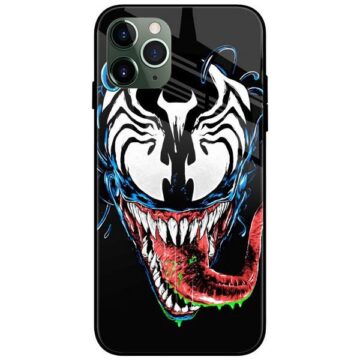 Venom Spider Eyes Glass Case Back Cover