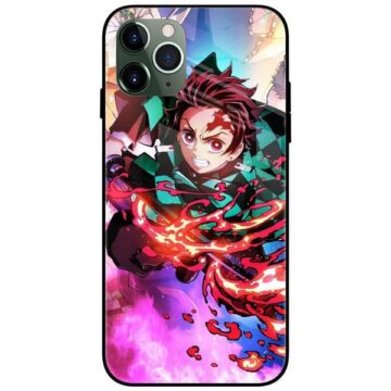 Tanjiro Kamado Demon Slayer Glass Case Back Cover