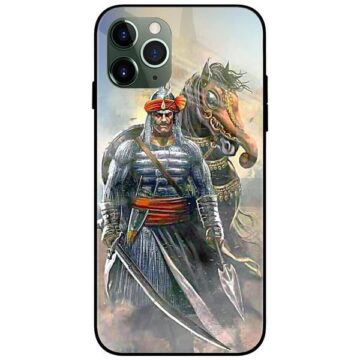 Maharana Pratap Glass Case Back Cover