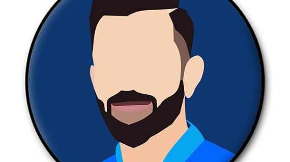 Virat Kohli illustration Art Popgrip