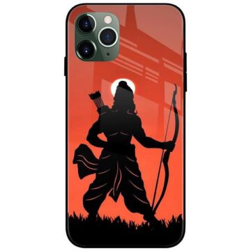 Lord Rama Glass Case Back Cover