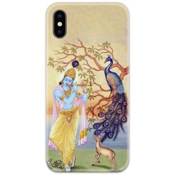 Krishna Painting Slim Case Back Cover