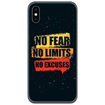 No Fear No Limits No Excuses Slim Case Back Cover