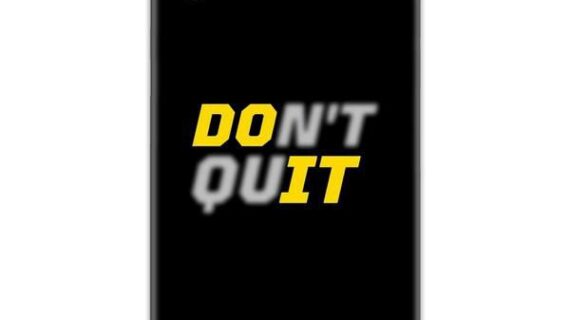 Dont Quit Do It Slim Case Back Cover