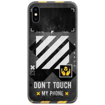 Dont Touch My Phone Slim Case Back Cover