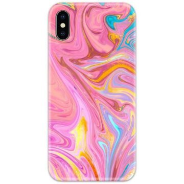 Pink Pattern Slim Case Back Cover