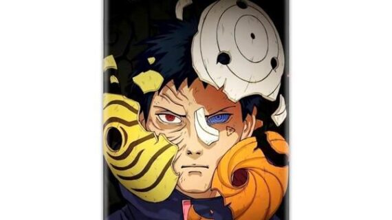 Obito Uchiha Naruto Broken Mask Slim Case Back Cover