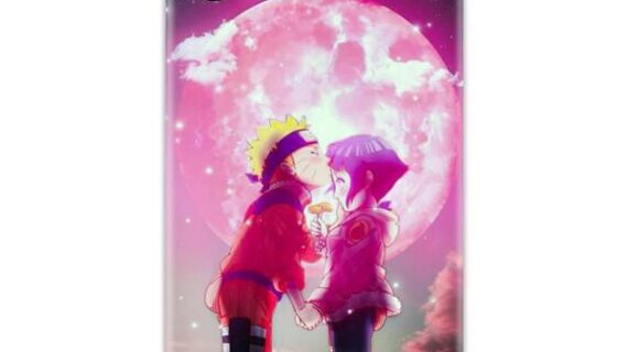 Naruto Loves The Moon Slim Case Back Cover