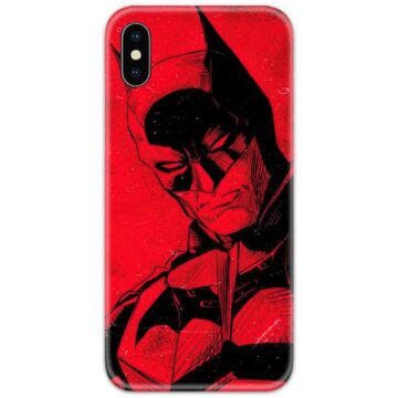 Batman Noir Red Slim Case Back Cover