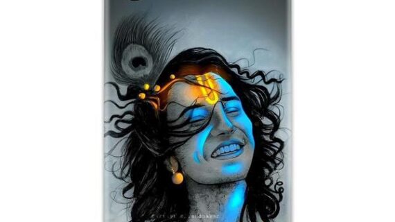 Krishna Smile Slim Case Back Cover