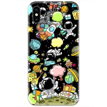 Astronauts in Space Slim Case Back Cover