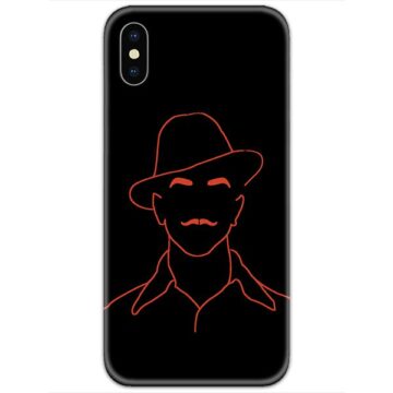 Bhagat Singh Line Art Slim Case Back Cover