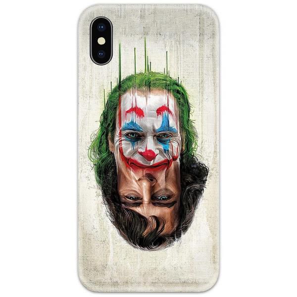 MR-DN-SS2844.jpg Joker Up Happy Sad Face Slim Case Back Cover