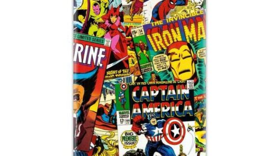 Marvel Avengers Comics Slim Case Back Cover