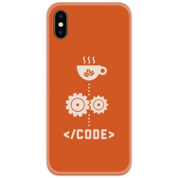 Coffee Makes Code Work Slim Case Back Cover