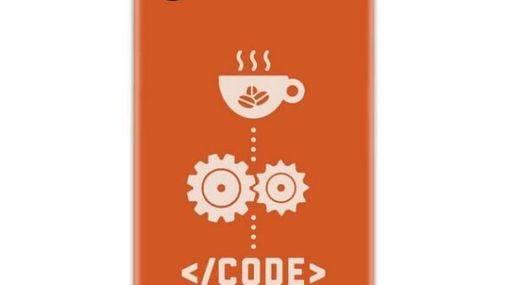 Coffee Makes Code Work Slim Case Back Cover